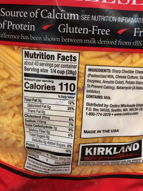 Costco1154380KirklandSignatureShreddedSharpCheddarchart