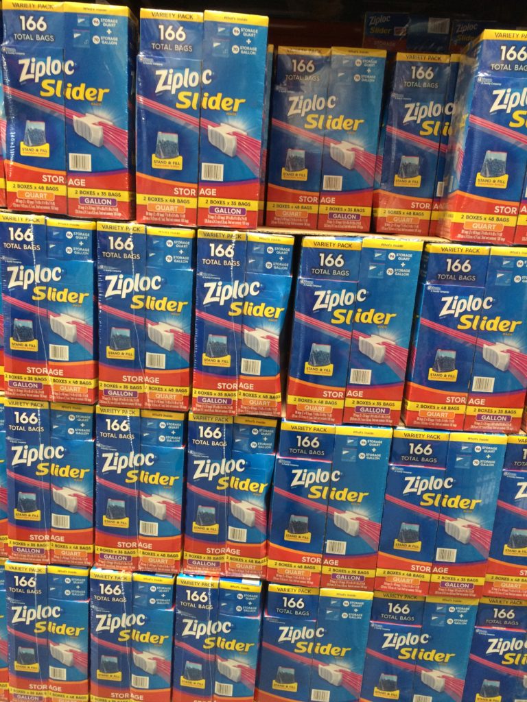 Costco1183857ZiplocSliderStorageBagall CostcoChaser