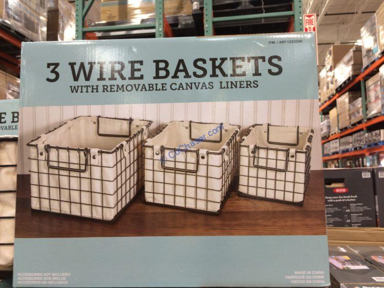 Costco1233340GIFTBURG3PieceBasketSetwithLinersname CostcoChaser