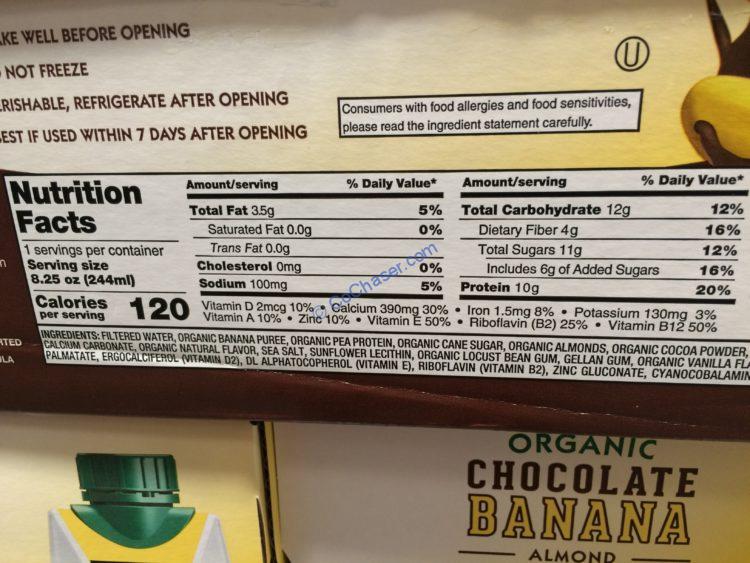 Chocolate banana almond milk r/Costco