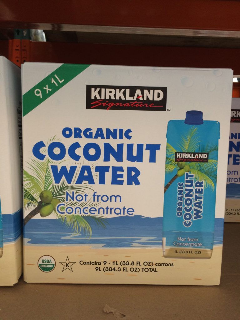 Kirkland Signature Coconut Water 9/1 Liter CostcoChaser