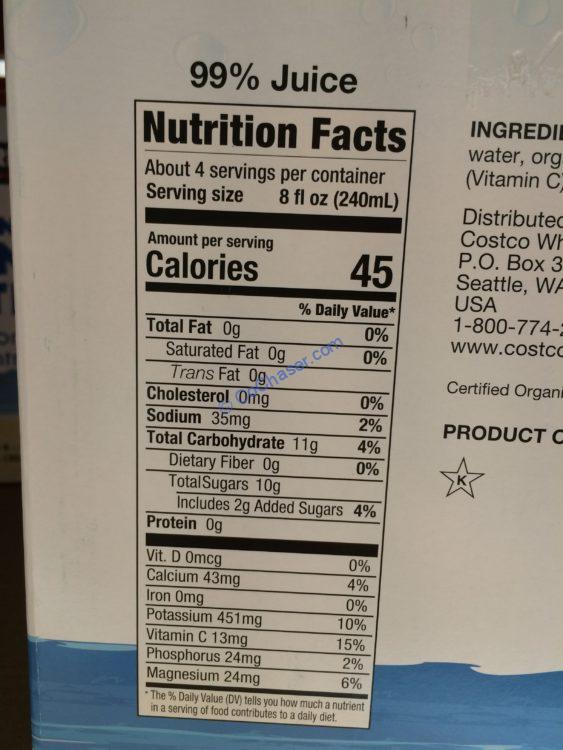 Kirkland Signature Coconut Water 9/1 Liter CostcoChaser