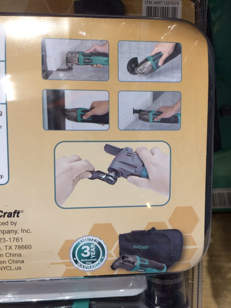 Fastcraft Oscillating Tool 42PC CostcoChaser