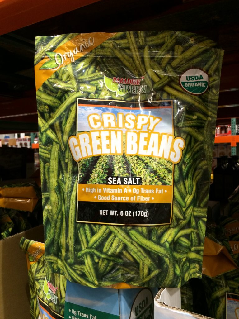 Paradise Green Organic Crispy Green Beans 6 Ounce Bag CostcoChaser