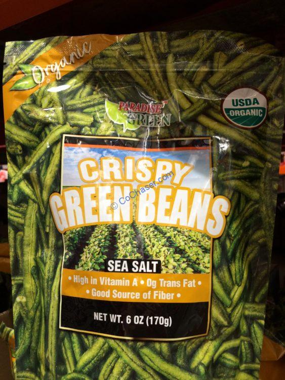 Paradise Green Organic Crispy Green Beans 6 Ounce Bag CostcoChaser
