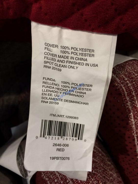 Costco1299383BrentwoodPinsonicQuiltedBackRestbar CostcoChaser