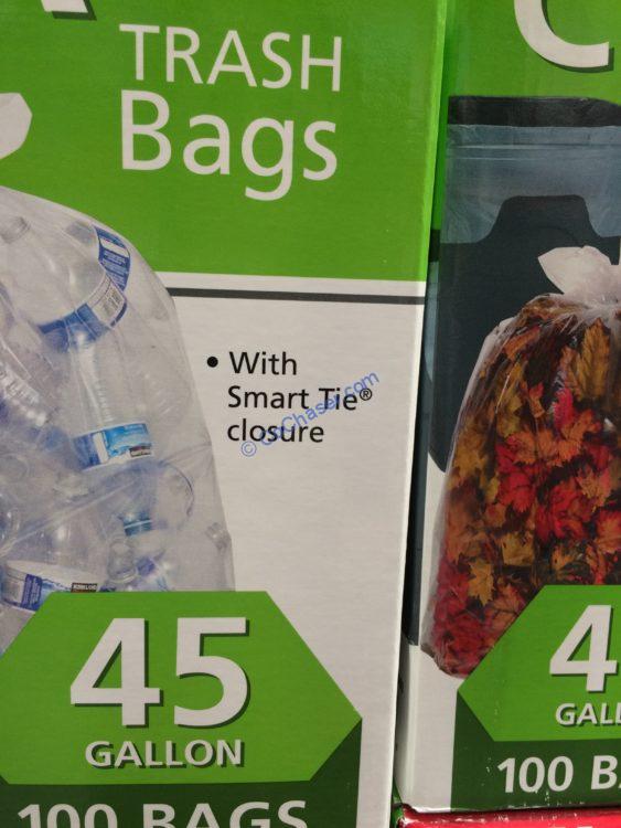 Costco1300660KirklandSignature45GallonClearTrashBagpart