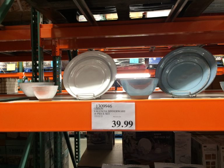 Gibson Valencia Dinnerware 16 Piece Set CostcoChaser
