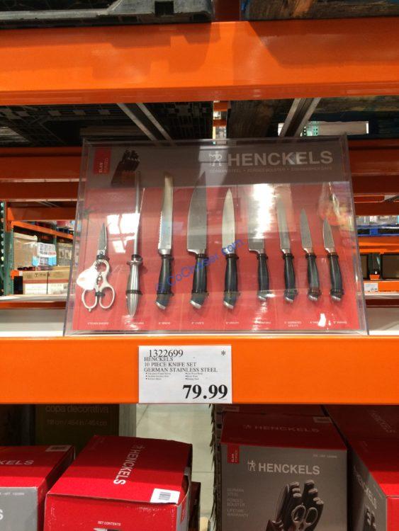 J.A. Henckels 10 Piece Knife Set German Stainless Steel