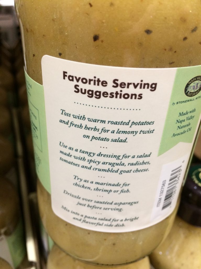 Costco1327563StonewallKitchenLemonAvocadoOilVinaigretteing