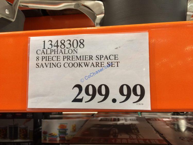 Costco1348308Calphalon8PiecePremiumSpaceSavingCookwareSettag