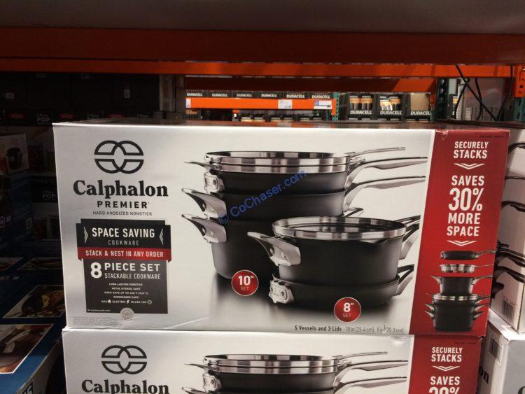 Costco1348308Calphalon8PiecePremiumSpaceSavingCookwareSet1