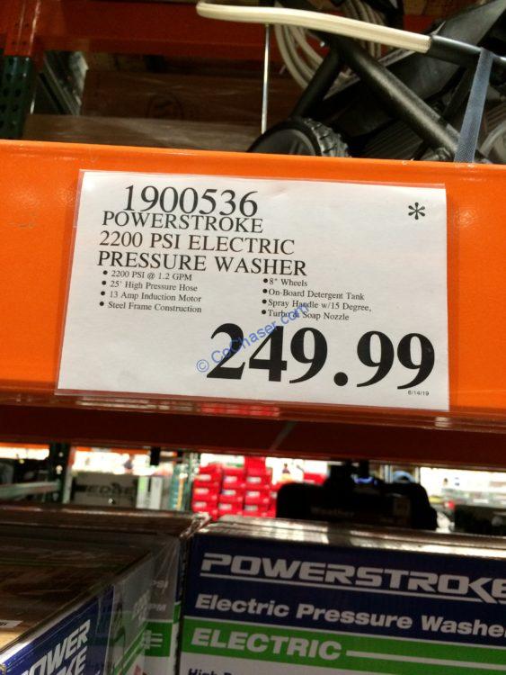 PowerStroke 2200 PSI Electric Pressure Washer CostcoChaser
