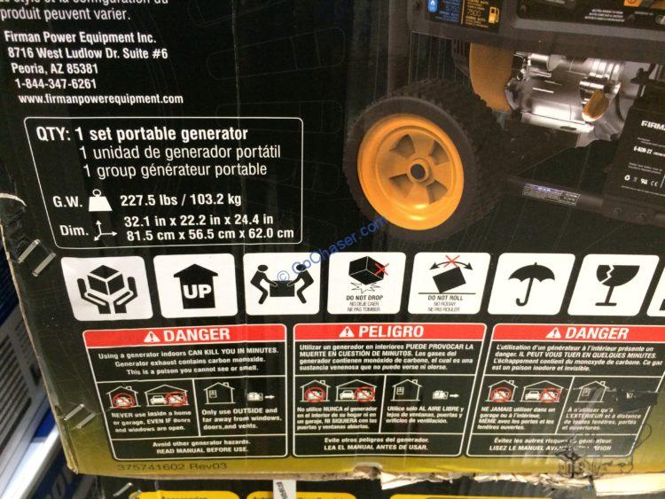 Costco1900539FirmanPowerDualFuelGenerator7500RunningWattsname
