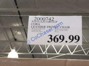 Costco-2000742-NATUZZI-Group-Cora-Leather-Swivel-Chair-tag