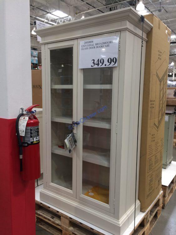 Glass Door Bookcase Costco On 57, How To Build A Glass Door Bookcase Costco