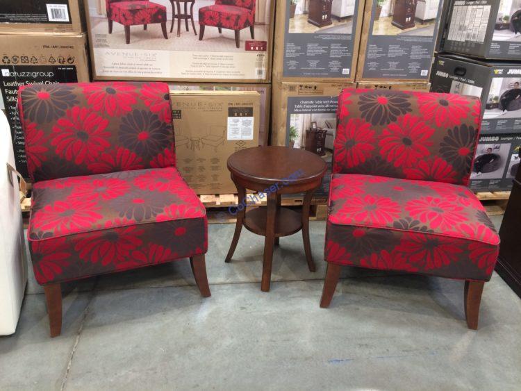 AVE SIX Ardin 3PC Chair and Table Set