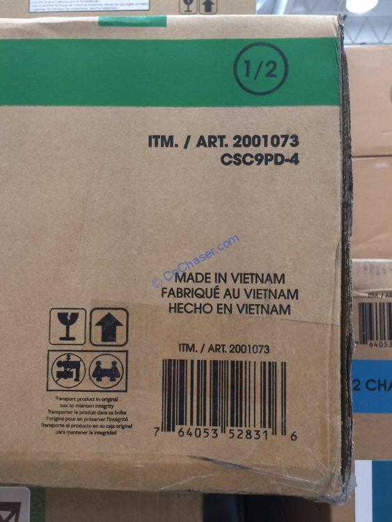 Bayside Furnishings Bolton 9Pc Dining Set Images