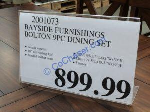 Costco-2001073-Bayside-Furnishings-Bolton-9PC-Dining-Set-tag