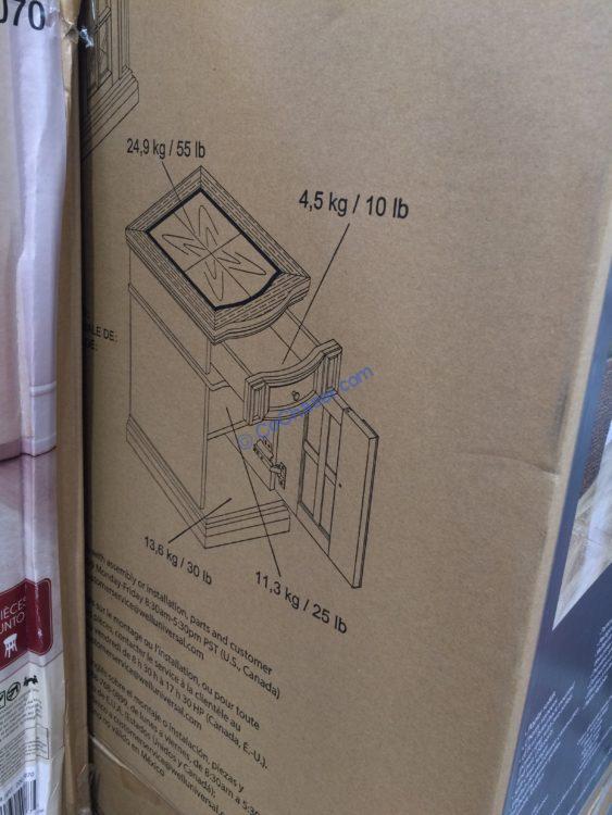 Costco2001077ChairsideTable withPowersize CostcoChaser