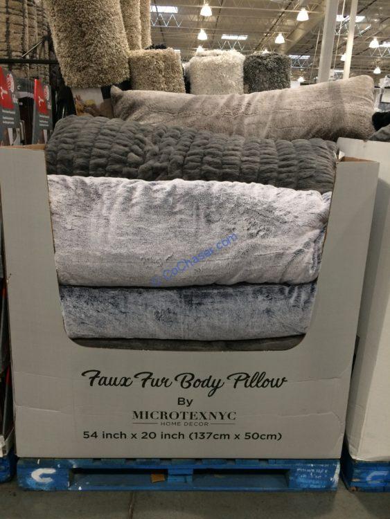Microtex Faux Fur Body Pillow