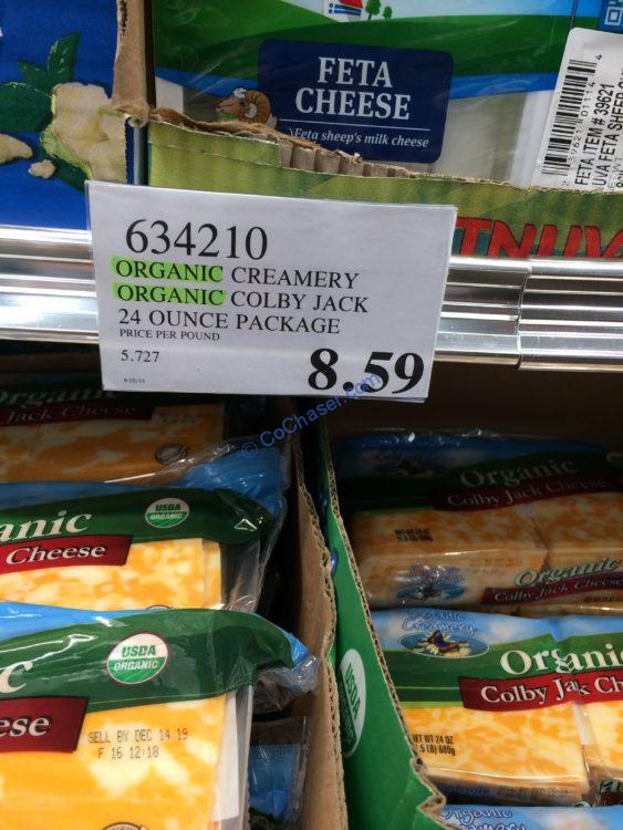 Organic Creamery Organic Colby Jack 24 Ounce Package CostcoChaser