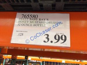 Costco-765580-Sweet-Baby-Rays-Honey-Mustard-Dressing-tag