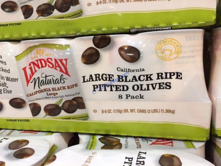Lindsay Large Pitted Black Olives 8/6 Ounce CostcoChaser