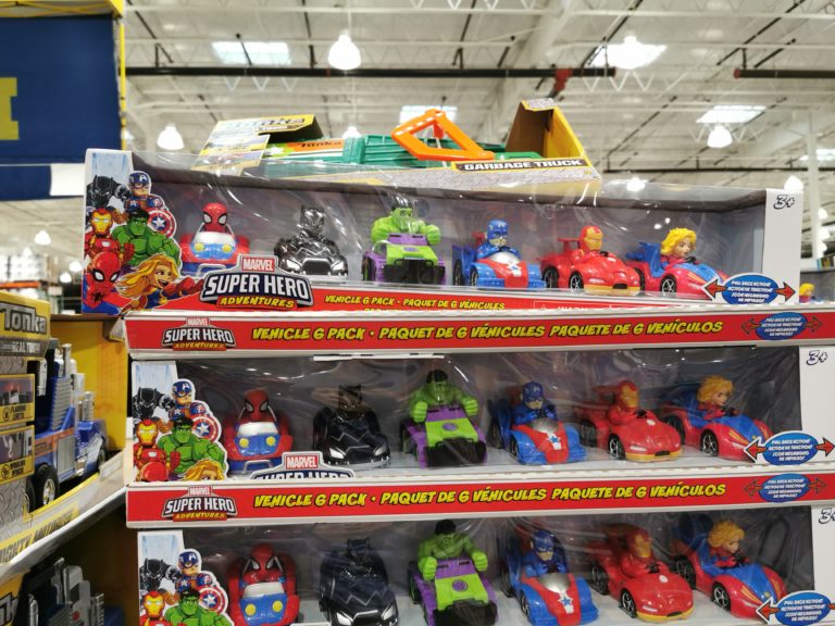 Marvel Super Hero Adventures Vehicle Set, 6pack CostcoChaser