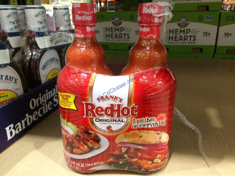 Frank’s Red Hot Sauce 2/25 Ounce Bottles