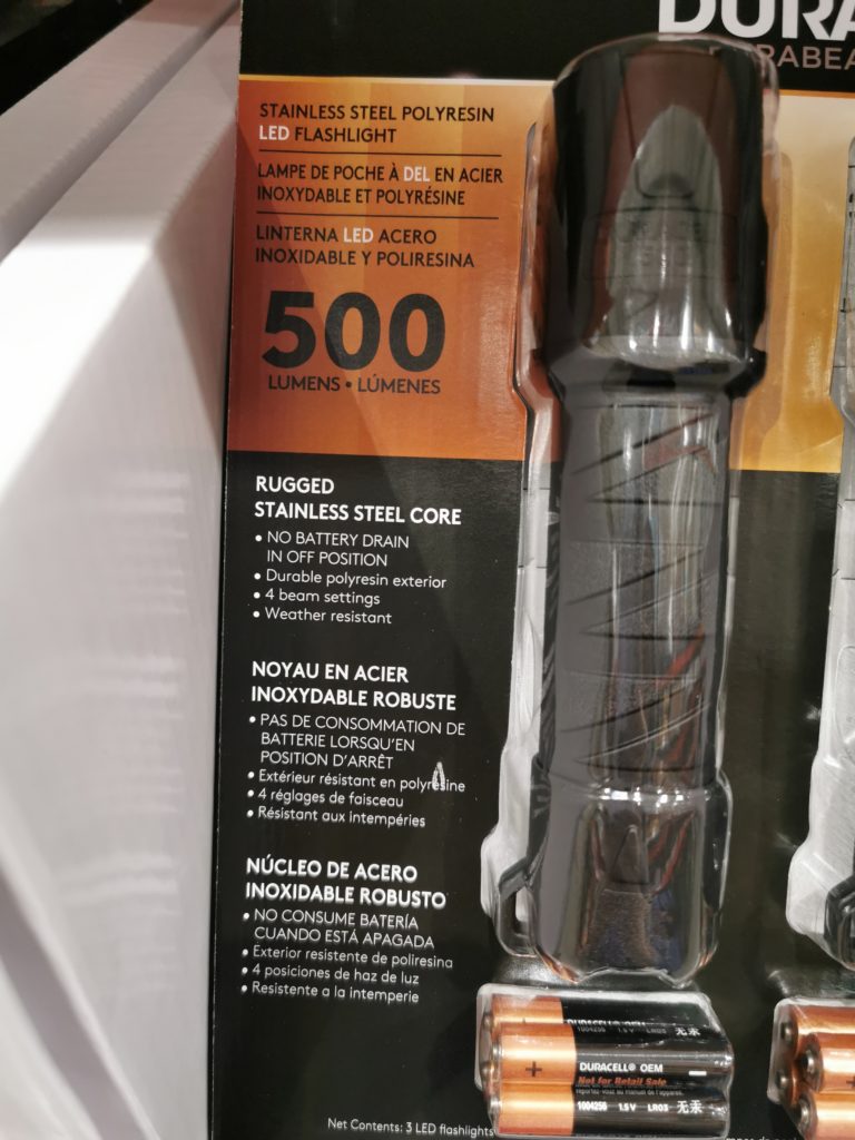 Costco1193814Duracell500LumenLEDFlashlight1 CostcoChaser