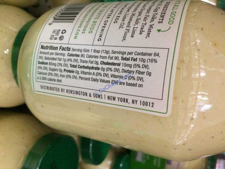 Sir Kensington’s Avocado Oil Mayonnaise 32 Ounce Jar CostcoChaser