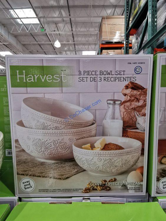 Over & Back 3 piece Ceramic Mixing Bowls CostcoChaser