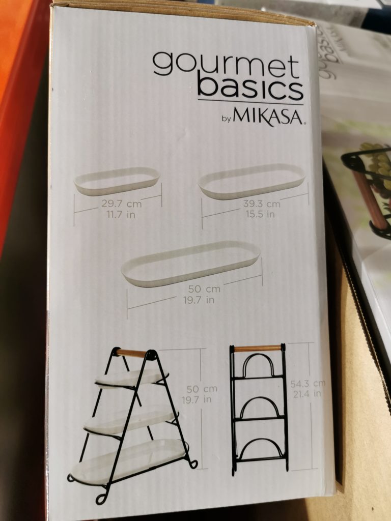 Costco1338377Mikasa3TierOvalServersize CostcoChaser