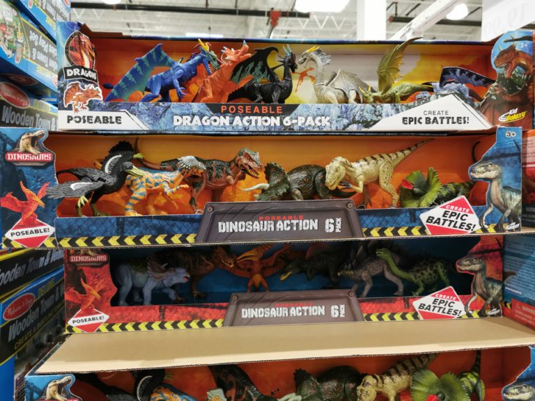 Kid Galaxy Dinosaurs or Dragons 6 Pack Set CostcoChaser
