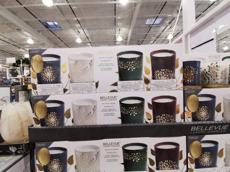 Bellevue Soy Blend Fragranced 4Pack Candles CostcoChaser