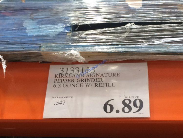 Costco3133113KirklandSignatureBlackPepperGrindertag CostcoChaser