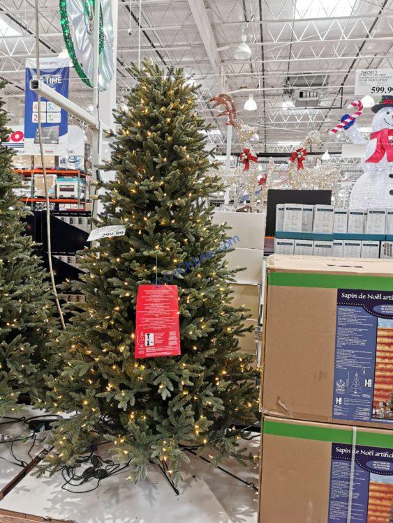 7.5' Pre-Lit LED Christmas Tree Surebright EZ Connect Color