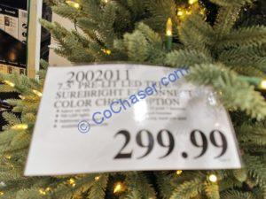 Costco-2002011-7.5-Pre-Lit-LED-Christmas-Tree-Surebright-EZ-Connect-Color-tag