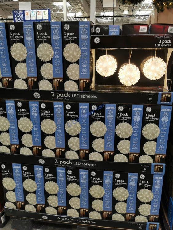 GE LED Spheres Set of 3 CostcoChaser
