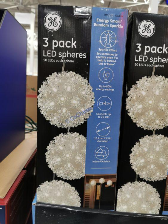 GE LED Spheres Set of 3 CostcoChaser