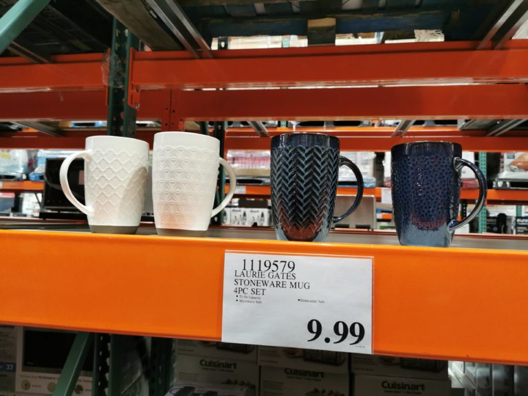 Laurie Gates Stoneware Mug 4PC Set CostcoChaser