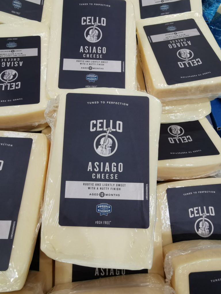 Cello Asiago Cheese Wedge CostcoChaser