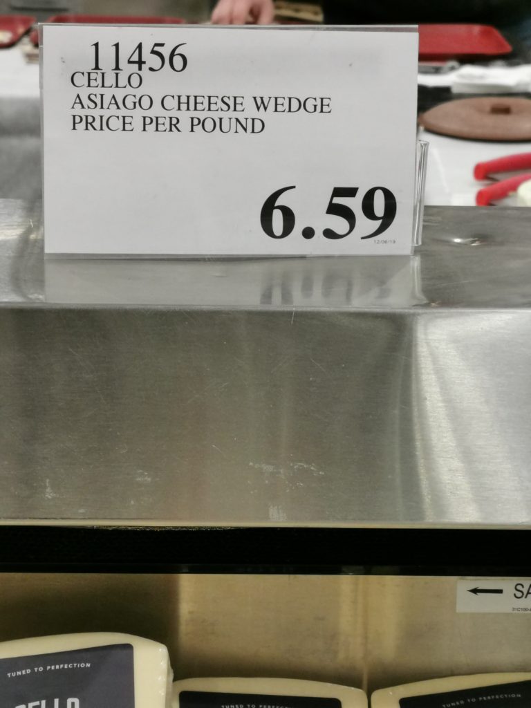 Costco11456CelloAsiagoCheeseWedgetag CostcoChaser