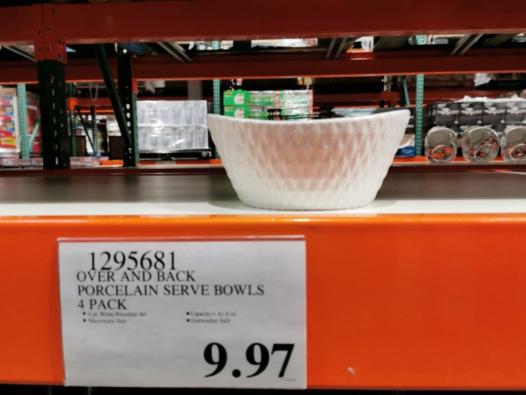 Over and Back Porcelain Serve Bowls 4 Pack CostcoChaser