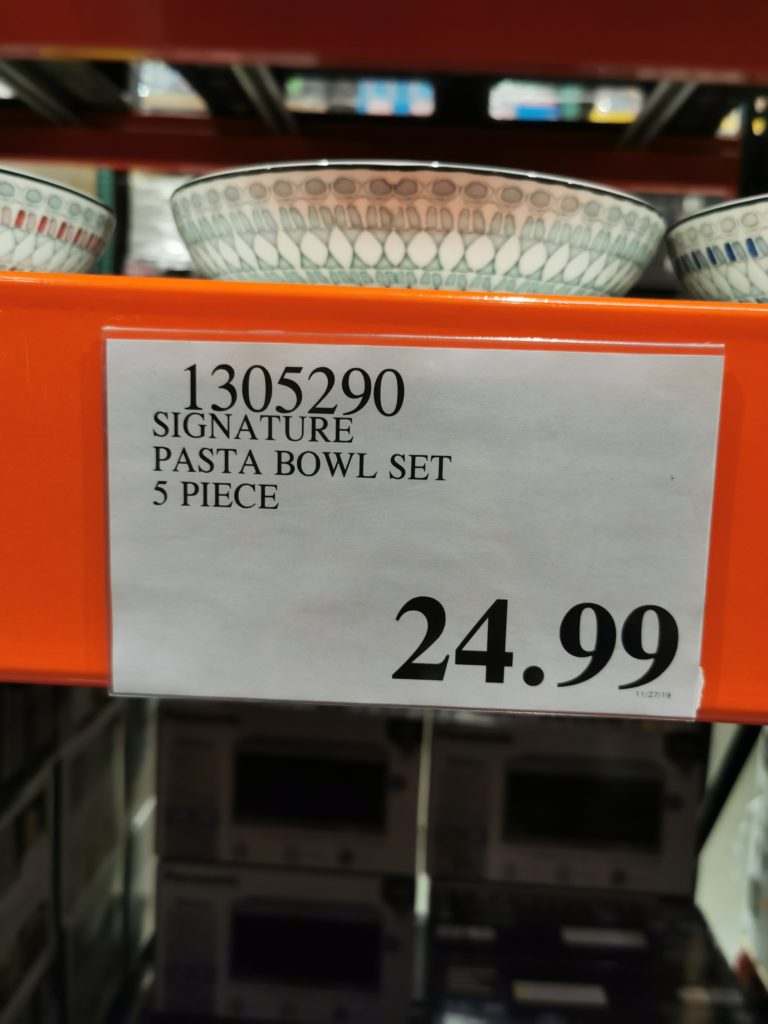 Costco1305290SignaturePastaBowlSettag CostcoChaser
