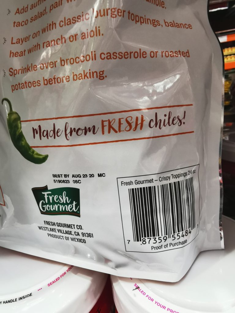 Costco1314437FreshGourmetCrispyHatchChilesbar CostcoChaser