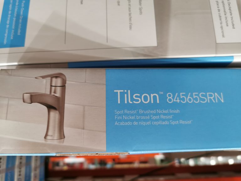 Costco1319889MoenTilsonBrushedNickelBathroomFaucetspec