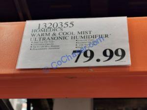 Costco-1320355- HoMedics-Warm-Cool-Mist-Ultrasonic-Humidifier-tag