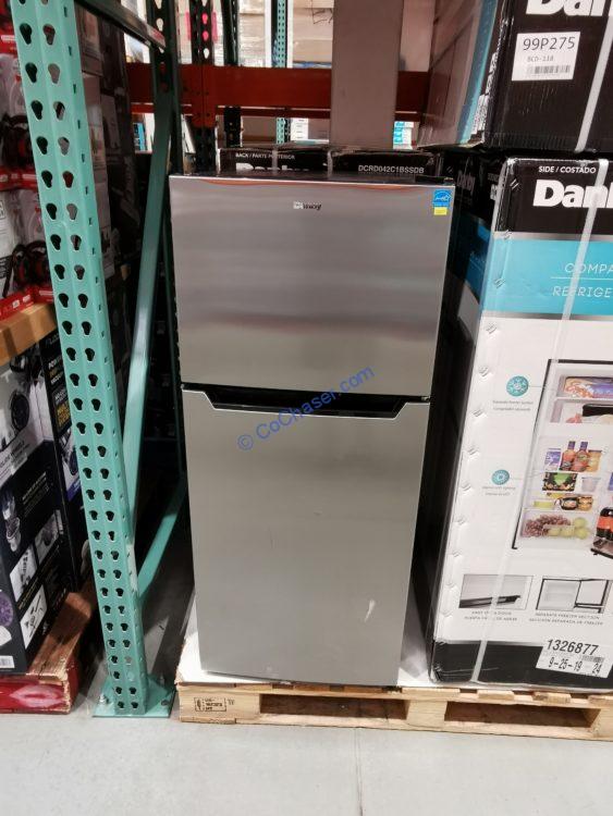 Danby 4.2 cu ft Top Mount Compact Refrigerator, Model#DCRD042C1BSSDB